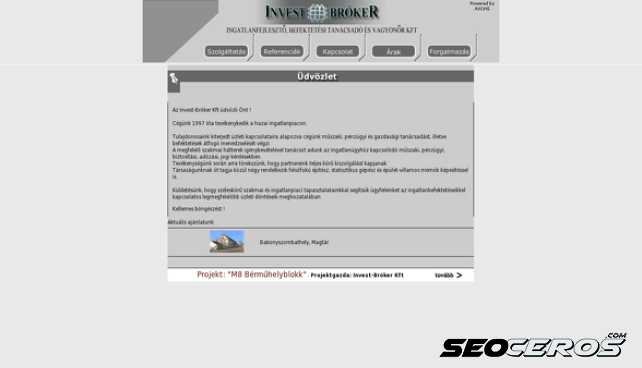 investbroker.hu desktop előnézeti kép