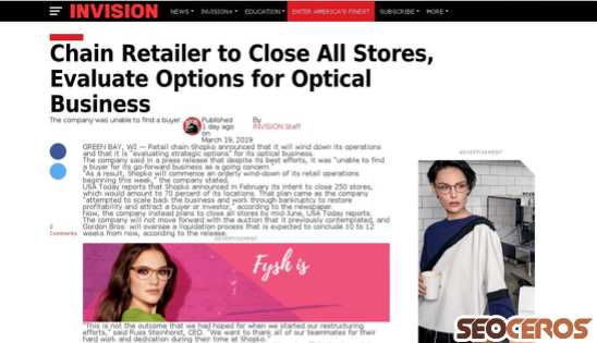 invisionmag.com/chain-retailer-to-close-all-stores-evaluate-options-for-optical-business desktop náhled obrázku