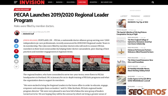 invisionmag.com/pecaa-launches-2019-2020-regional-leader-program desktop preview