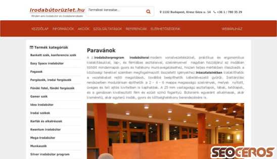 irodabutoruzlet.hu/kategoria/26/silver-irodabutor/paravanok desktop náhľad obrázku
