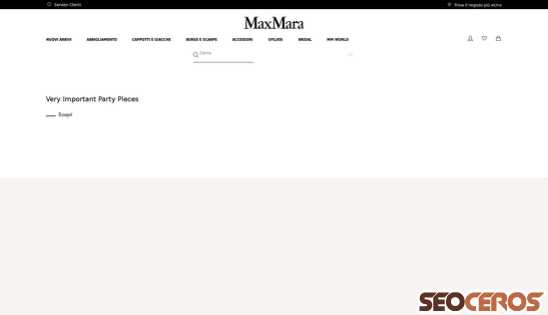 it.maxmara.com desktop förhandsvisning