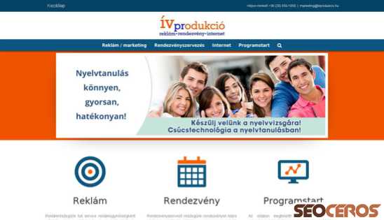 ivprodukcio.hu desktop előnézeti kép