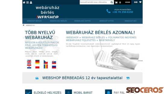 iwebshop.hu desktop previzualizare