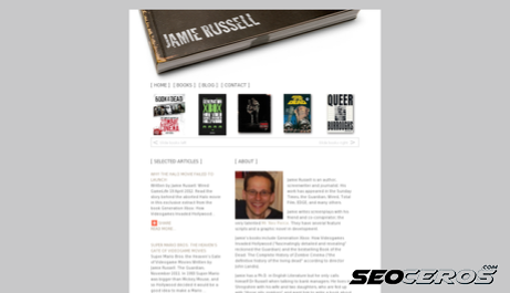 jamierussell.co.uk desktop náhľad obrázku