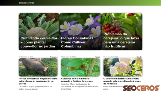 jardineiroverde.com desktop förhandsvisning