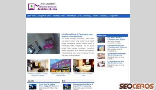 jenishotel.info desktop náhled obrázku