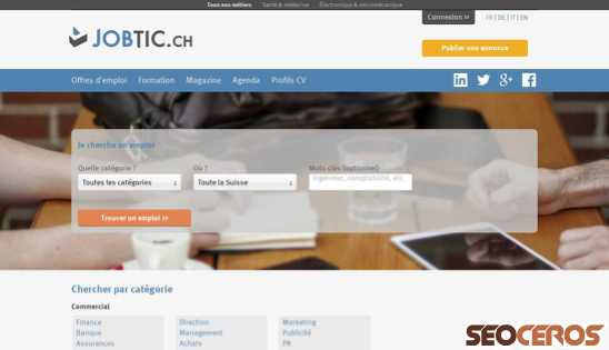 jobtic.ch desktop Vorschau