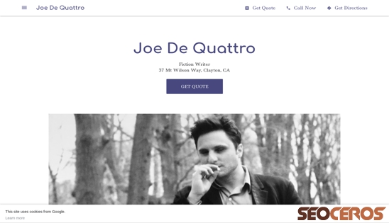 joedequattro.com desktop előnézeti kép
