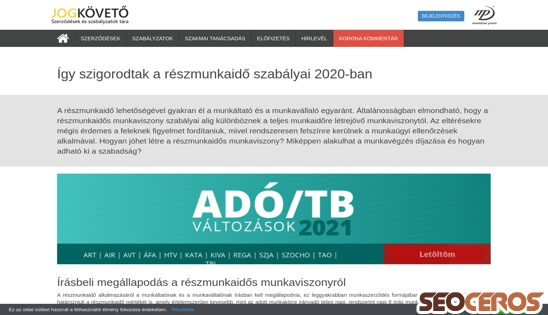 jogkoveto.hu/tudastar/reszmunkaido-szabalyai-valtozas-2020 desktop náhled obrázku
