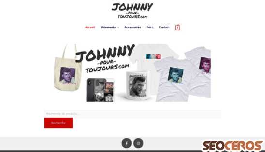 johnny-pour-toujours.com desktop prikaz slike