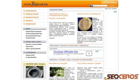 joljarok.hu desktop előnézeti kép