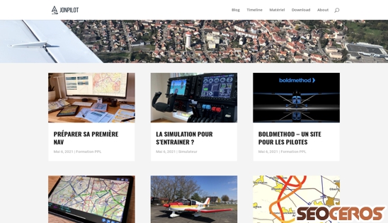 jonpilot.fr desktop náhled obrázku