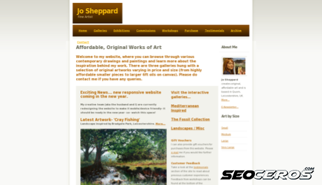 josheppard.co.uk desktop náhľad obrázku