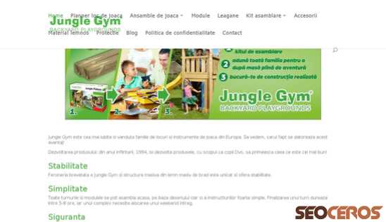 junglegym.ro desktop prikaz slike