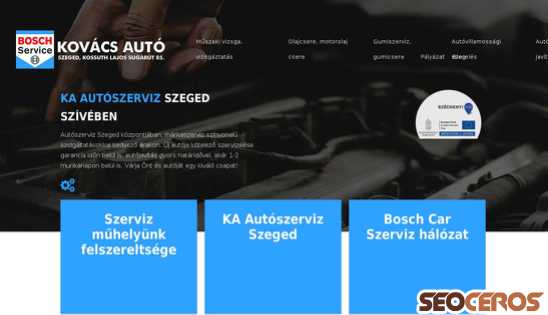 ka-autoszerviz.hu desktop previzualizare