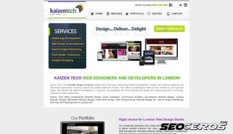kaizentech.co.uk desktop előnézeti kép
