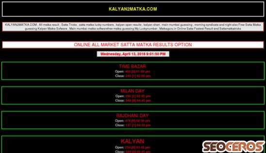kalyan2matka.com desktop náhľad obrázku