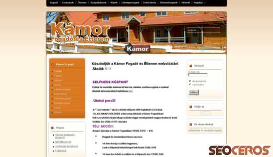 kamor.hu desktop előnézeti kép
