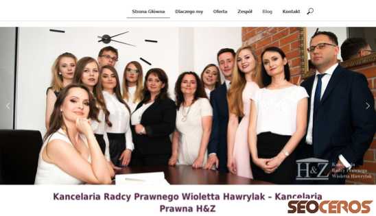 kancelariahawrylak.pl desktop náhled obrázku