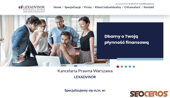 kancelarialexadvisor.pl desktop previzualizare