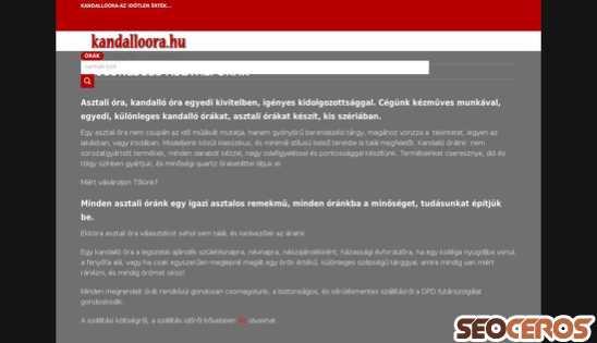 kandalloora.hu desktop előnézeti kép