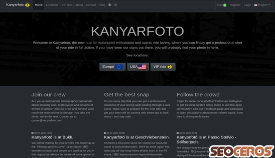 kanyarfoto.com/en desktop Vorschau