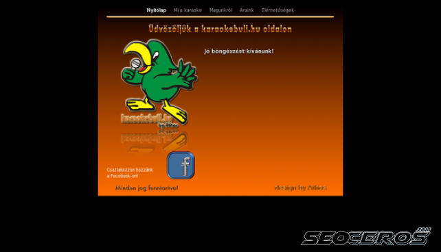 karaokebuli.hu desktop előnézeti kép