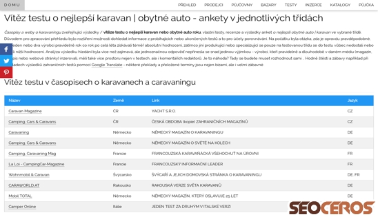 karavany.vyrobce.cz/karavany-vitez-testu.html desktop Vorschau