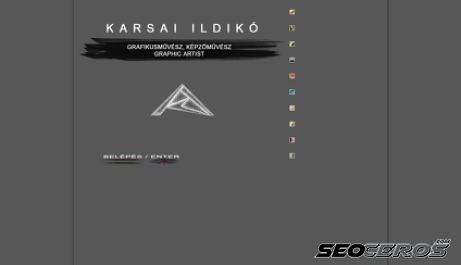 karsaiildiko.hu desktop előnézeti kép