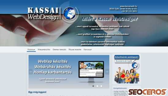 kassaiweb.hu desktop előnézeti kép