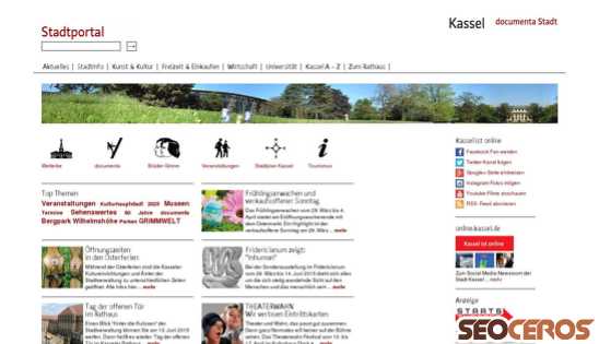 kassel.de desktop előnézeti kép