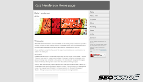 katehenderson.co.uk desktop náhľad obrázku