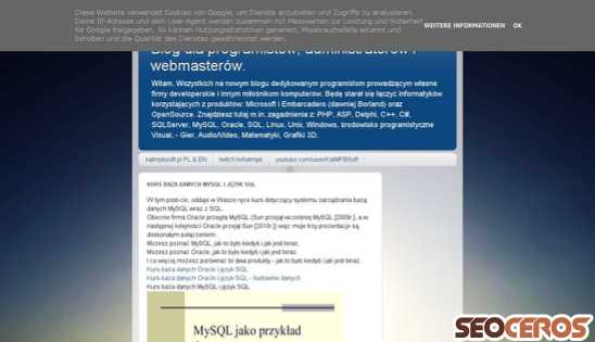 katmpbsoft.blogspot.com/2013/11/kurs-mysql-i-sql-bazy-danych-tworzenie_22.html desktop Vista previa