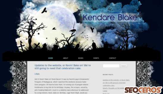 kendareblake.com desktop previzualizare