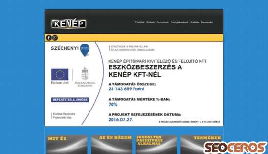 kenep.hu desktop náhľad obrázku