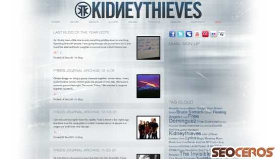 kidneythieves.com desktop vista previa