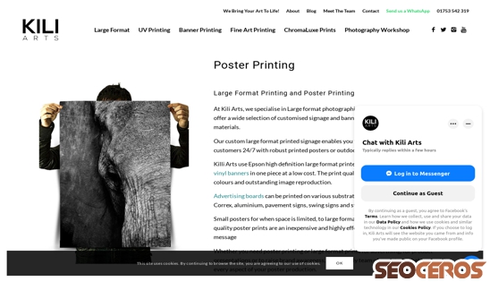kiliarts.co.uk/advertising-poster-prints desktop preview