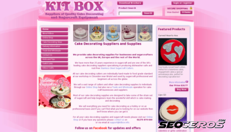 kitbox.co.uk desktop Vorschau