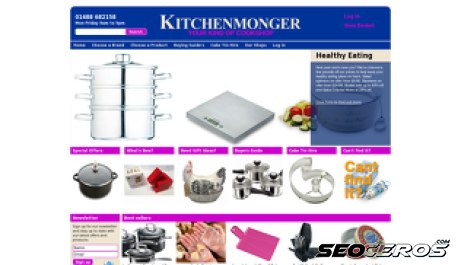 kitchenmonger.co.uk desktop előnézeti kép