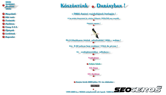 kki-darany.hu desktop náhľad obrázku