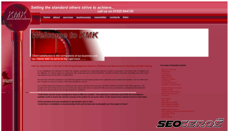 kmk.co.uk desktop előnézeti kép