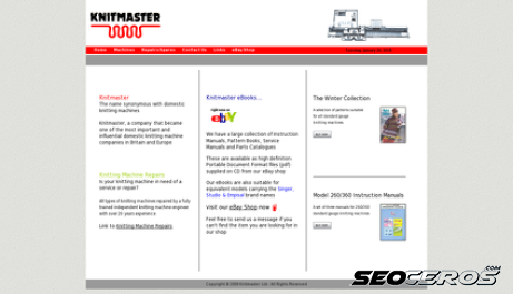 knitmaster.co.uk desktop Vorschau