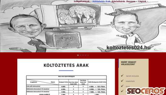 koltoztetes024.hu/koltoztetes-arak desktop obraz podglądowy