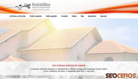 kontaktbau.hu desktop náhľad obrázku
