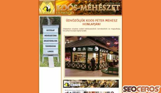 koosmeheszet.hu desktop náhľad obrázku