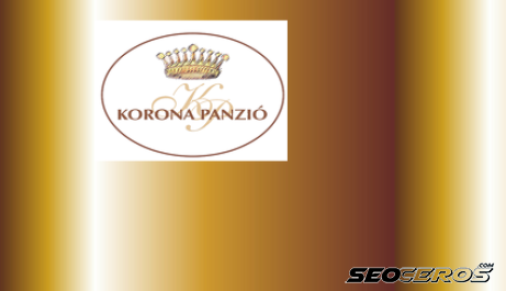 korona-panzio.hu desktop előnézeti kép