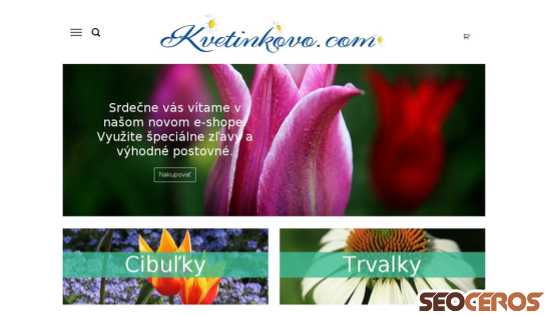 kvetinkovo.com desktop Vorschau