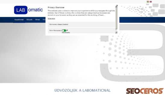 labomatic.hu desktop förhandsvisning