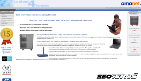 laptops4schools.co.uk desktop previzualizare