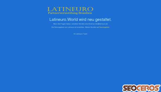 latineuro.world/namoro-international desktop náhled obrázku